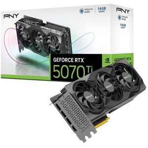 PNY - VCG5070T16TFXPB1 - Carte Graphique - NVIDIA Blackwell GB203 - RTX 5070 Ti - 16GB GDDR7 Noir - Publicité PNY - VCG5070T16TFXPB1 - Carte Graphique - NVIDIA Blackwell GB203 - RTX 5070 Ti - 16GB GDDR7 Noir - Publicité