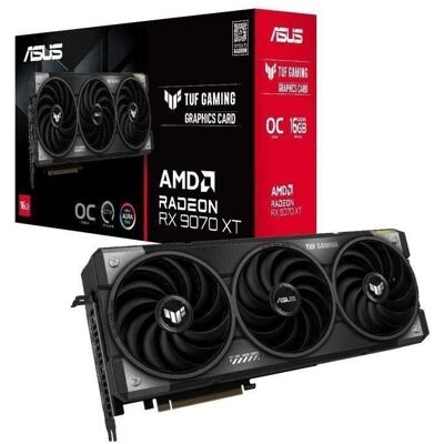 Carte graphique - ASUS - TUF-RX9070XT-O16G-GAMING - Publicité Carte graphique - ASUS - TUF-RX9070XT-O16G-GAMING - Publicité