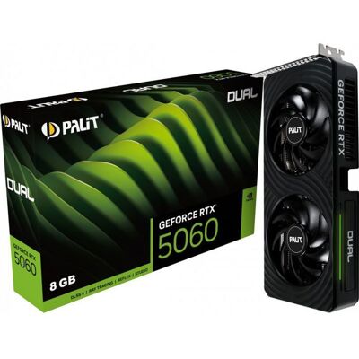 PALIT - Carte graphique - GeForce RTX 5060 - Dual - 8 Go Noir - Publicité PALIT - Carte graphique - GeForce RTX 5060 - Dual - 8 Go Noir - Publicité