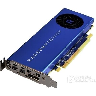 Carte graphique AMD Radeon Pro WX3100 4GB GDDR5 128bit - Publicité Carte graphique AMD Radeon Pro WX3100 4GB GDDR5 128bit - Publicité