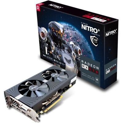 SAPPHIRE Carte graphique AMD NITRO+ Radeon™ RX 570 4GD5 - 4 Go - GDDR5 - Publicité SAPPHIRE Carte graphique AMD NITRO+ Radeon™ RX 570 4GD5 - 4 Go - GDDR5 - Publicité