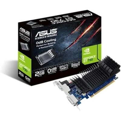 ASUS NVIDIA GeForce GT 730 SL-2GD5-BRK - Carte graphique 2GB GDDR5PCIe 2.0Refroidissement silencieux 0 dBGPU Tweak II - Publicité ASUS NVIDIA GeForce GT 730 SL-2GD5-BRK - Carte graphique 2GB GDDR5PCIe 2.0Refroidissement silencieux 0 dBGPU Tweak II - Publicité