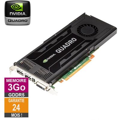Nvidia Quadro K4000 3Go GDDR5 PCI-e DVI DisplayPort Blanc - Publicité Nvidia Quadro K4000 3Go GDDR5 PCI-e DVI DisplayPort Blanc - Publicité