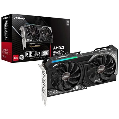Carte Graphique - ASRock - RX 9060XT Challenger - 16 Go GDDR6 - HDMI/2xDP - PCIe 5.0 - Publicité Carte Graphique - ASRock - RX 9060XT Challenger - 16 Go GDDR6 - HDMI/2xDP - PCIe 5.0 - Publicité