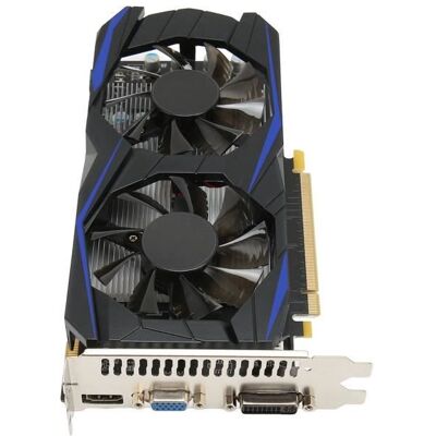 Tbest Carte graphique gaming 6 Go GDDR5 192BIT double ventilateur HDMI VGA DVI - Publicité Tbest Carte graphique gaming 6 Go GDDR5 192BIT double ventilateur HDMI VGA DVI - Publicité