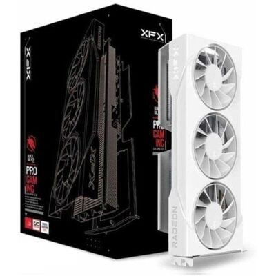 XFX SWIFT AMD Radeon RX 9060 XT OC Triple Fan 16GB GDDR6 FSR 4 Blanca - Publicité XFX SWIFT AMD Radeon RX 9060 XT OC Triple Fan 16GB GDDR6 FSR 4 Blanca - Publicité