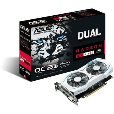 Asus Carte graphique DUAL AMD Radeon RX 460 O2G 2Go GDDR5 - Publicité Asus Carte graphique DUAL AMD Radeon RX 460 O2G 2Go GDDR5 - Publicité