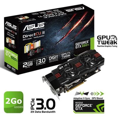 Asus GTX660Ti 2Go GDDR5 DirectCU 2 - Publicité Asus GTX660Ti 2Go GDDR5 DirectCU 2 - Publicité