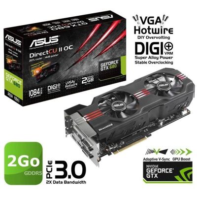 Asus GTX680 2Go GDDR5 DirectCU2 OC - Publicité Asus GTX680 2Go GDDR5 DirectCU2 OC - Publicité