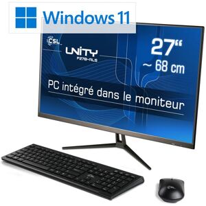 CSL COMPUTER PC tout-en-un - CSL - Unity F27B-ALS - 27 pouces - 16 Go RAM - 1 To SSD - Windows 11 Noir - Publicité CSL COMPUTER PC tout-en-un - CSL - Unity F27B-ALS - 27 pouces - 16 Go RAM - 1 To SSD - Windows 11 Noir - Publicité