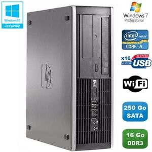 PC HP Compaq Elite 8100 SFF Intel Core i5 650 3.2GHz 16Go 250Go Graveur WIFI W7 - Publicité PC HP Compaq Elite 8100 SFF Intel Core i5 650 3.2GHz 16Go 250Go Graveur WIFI W7 - Publicité