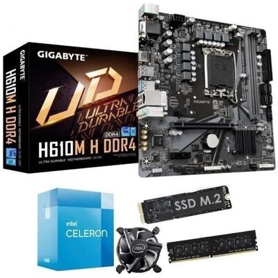Gigabyte - Evolution Kit - H610M H DDR4 - PC de bureau - Publicité Gigabyte - Evolution Kit - H610M H DDR4 - PC de bureau - Publicité