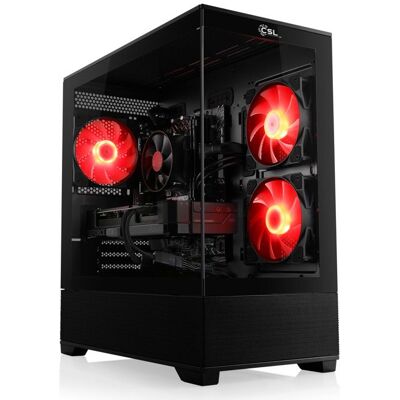CSL-COMPUTER PC Gaming M13010H / AMD Ryzen 5 5500 6x 3600 MHz / NVIDIA RTX3050 / 32 Go DDR4 RAM / M.2 SSD 1000 Go - Windows 11 Home - Publicité CSL-COMPUTER PC Gaming M13010H / AMD Ryzen 5 5500 6x 3600 MHz / NVIDIA RTX3050 / 32 Go DDR4 RAM / M.2 SSD 1000 Go - Windows 11 Home - Publicité