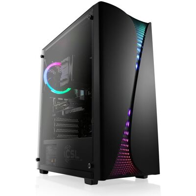 CSL-COMPUTER PC Gaming M12820H / Intel Core Ultra 5 225F 10x 3300 MHz / NVIDIA RTX5060 / 32 Go DDR5 RAM / M.2 SSD 2000 Go - Windows 11 Home - Publicité CSL-COMPUTER PC Gaming M12820H / Intel Core Ultra 5 225F 10x 3300 MHz / NVIDIA RTX5060 / 32 Go DDR5 RAM / M.2 SSD 2000 Go - Windows 11 Home - Publicité