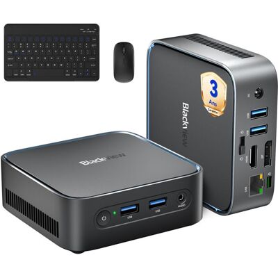 Blackview MP50 Mini PC - 16Go DDR4 - 512Go SSD - Windows 11 Pro - AMD 3500U 3.7GHz - 4K HD Double WiFi5 Gigabit Ethernet HDMI Noir Noir - Publicité Blackview MP50 Mini PC - 16Go DDR4 - 512Go SSD - Windows 11 Pro - AMD 3500U 3.7GHz - 4K HD Double WiFi5 Gigabit Ethernet HDMI Noir Noir - Publicité