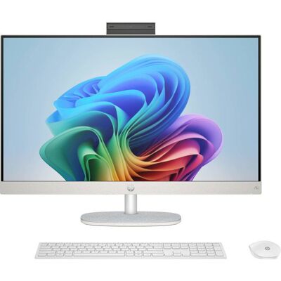 PC Tout-en-un HP 27-cr0075nf - Windows 11 - 27 FHD IPS - Ryzen 5 7520U - RAM 16Go - Stockage 512Go SSD - Clavier et souris sans fil Blanc - Publicité PC Tout-en-un HP 27-cr0075nf - Windows 11 - 27 FHD IPS - Ryzen 5 7520U - RAM 16Go - Stockage 512Go SSD - Clavier et souris sans fil Blanc - Publicité