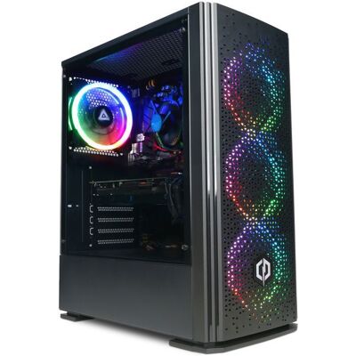 CyberPowerPC PC Gamer - Intel Core i5 14400F - NVIDIA RTX 5060 - 1 To SSD - 16 Go RAM - Windows 11 Noir - Publicité CyberPowerPC PC Gamer - Intel Core i5 14400F - NVIDIA RTX 5060 - 1 To SSD - 16 Go RAM - Windows 11 Noir - Publicité