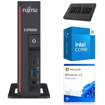 Mini PC FUJITSU ESPRIMO G5011 i5-10400T 16GB 256GB SSD W11P WIFI Grade A - Publicité Mini PC FUJITSU ESPRIMO G5011 i5-10400T 16GB 256GB SSD W11P WIFI Grade A - Publicité