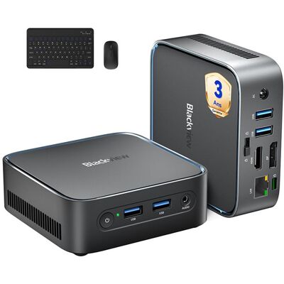Mini PC Blackview MP50 AMD Ryzen™ 5 3500U 3.7GHz 16 Go DDR4 512 Go M.2 SSD Windows 11 Pro Wifi 5 Mini Ordinateur Bureau - Noir - Publicité Mini PC Blackview MP50 AMD Ryzen™ 5 3500U 3.7GHz 16 Go DDR4 512 Go M.2 SSD Windows 11 Pro Wifi 5 Mini Ordinateur Bureau - Noir - Publicité