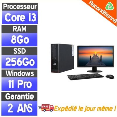 Fujitsu Mini PC TeamsPos TP7000S Intel Core i3 8Go RAM 256Go SSD + Écran 22 PC Bureau Complet - Publicité Fujitsu Mini PC TeamsPos TP7000S Intel Core i3 8Go RAM 256Go SSD + Écran 22 PC Bureau Complet - Publicité
