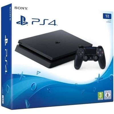 Console de salon - Sony - PS4 - 1To - Slim - Noir Noir - Publicité Console de salon - Sony - PS4 - 1To - Slim - Noir Noir - Publicité
