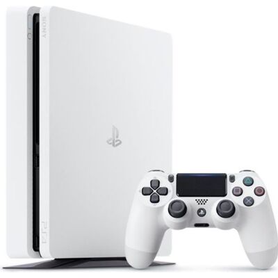 SONY COMPUTER ENTERTAINMENT Console salon - Sony - PS4 Slim - Blanc - 500 Go - Publicité SONY COMPUTER ENTERTAINMENT Console salon - Sony - PS4 Slim - Blanc - 500 Go - Publicité