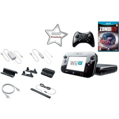 Console Wii U Premium Zombi U Pack Noir - Nintendo - 32 Go - Jeu Zombi U - Télécommande Wii U Pro noire Noir - Publicité Console Wii U Premium Zombi U Pack Noir - Nintendo - 32 Go - Jeu Zombi U - Télécommande Wii U Pro noire Noir - Publicité