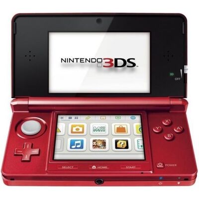 Nintendo CONSOLE 3DS ROUGE METAL Rouge - Publicité Nintendo CONSOLE 3DS ROUGE METAL Rouge - Publicité