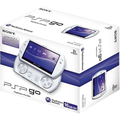 Console PSP Go blanche - Sony - Plateforme PSP - Mémoire intégrée de 16 Go - Bluetooth 2.0 Blanc - Publicité Console PSP Go blanche - Sony - Plateforme PSP - Mémoire intégrée de 16 Go - Bluetooth 2.0 Blanc - Publicité