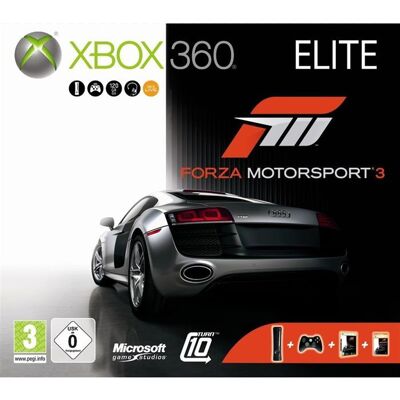 MICROSOFT OEM Console Xbox 360 Elite Forza Motorsport 3 - Microsoft - Noir - 120 Go - Bundle - Plateforme Xbox 360 Noir - Publicité MICROSOFT OEM Console Xbox 360 Elite Forza Motorsport 3 - Microsoft - Noir - 120 Go - Bundle - Plateforme Xbox 360 Noir - Publicité