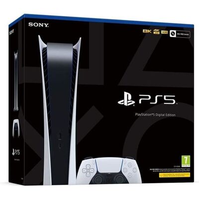 Console Sony PS5 PlayStation 5 - Digital Edition Noir - Publicité Console Sony PS5 PlayStation 5 - Digital Edition Noir - Publicité