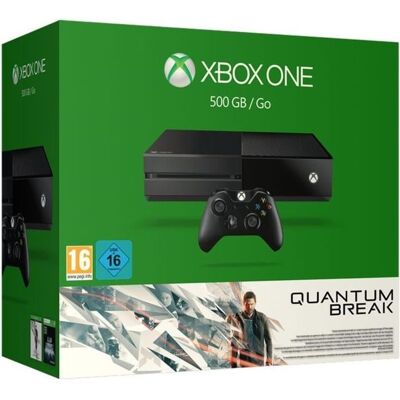Microsoft Xbox One 500 Go + Quantum Break Noir - Publicité Microsoft Xbox One 500 Go + Quantum Break Noir - Publicité