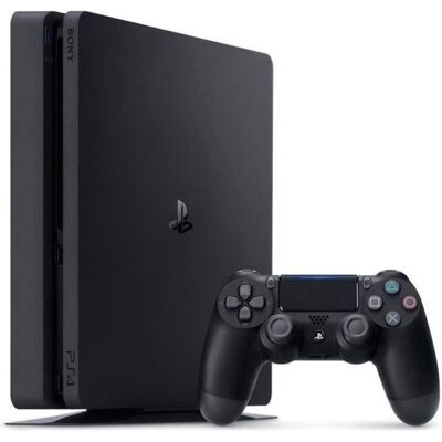 SONY COMPUTER ENTERTAINMENT Console PS4 Slim 500Go Noire/Jet Black - Châssis F - PlayStation Officiel Noir - Publicité SONY COMPUTER ENTERTAINMENT Console PS4 Slim 500Go Noire/Jet Black - Châssis F - PlayStation Officiel Noir - Publicité
