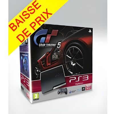 Pack PS3 320 Go Noire + Gran Turismo 5 - Publicité Pack PS3 320 Go Noire + Gran Turismo 5 - Publicité