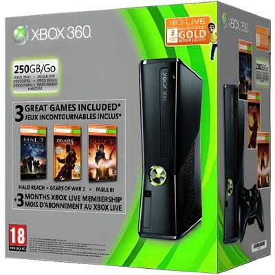 MICROSOFT OEM PACK XBOX 360 250 GO EXTREME VALUE / XBOX 360 Noir - Publicité MICROSOFT OEM PACK XBOX 360 250 GO EXTREME VALUE / XBOX 360 Noir - Publicité