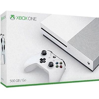 Console de salon - Microsoft - Xbox One S - 500 Go - Blanc - Abonnement Xbox Live Gold 14 jours Blanc - Publicité Console de salon - Microsoft - Xbox One S - 500 Go - Blanc - Abonnement Xbox Live Gold 14 jours Blanc - Publicité