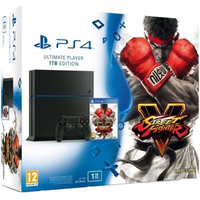 SONY COMPUTER ENTERTAINMENT PS4 1 To + Street Fighter V - Publicité SONY COMPUTER ENTERTAINMENT PS4 1 To + Street Fighter V - Publicité