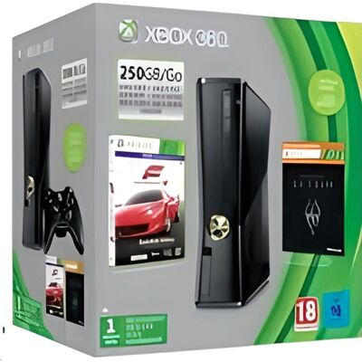 Microsoft Xbox 360 Console 250go+Forza 4+Skyrim Noir - Publicité Microsoft Xbox 360 Console 250go+Forza 4+Skyrim Noir - Publicité