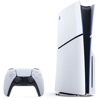 SONY COMPUTER ENTERTAINMENT Console PlayStation 5 - Edition Standard (Modèle Slim avec lecteur CD) Blanc - Publicité SONY COMPUTER ENTERTAINMENT Console PlayStation 5 - Edition Standard (Modèle Slim avec lecteur CD) Blanc - Publicité