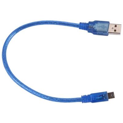 Câble USB Nano générique - 30cm - Bleu - Câble USB pour carte Nano - Publicité Câble USB Nano générique - 30cm - Bleu - Câble USB pour carte Nano - Publicité