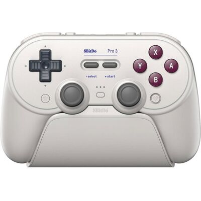 JUST FOR GAMES 8BitDo PRO 3 Gamepad Bluetooth - G Classic Edition - Publicité JUST FOR GAMES 8BitDo PRO 3 Gamepad Bluetooth - G Classic Edition - Publicité