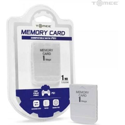 GÉNÉRIQUE Tomee : carte memoire 1mb pour sauvegarde sur console PS1 Playstation 1 - Publicité GÉNÉRIQUE Tomee : carte memoire 1mb pour sauvegarde sur console PS1 Playstation 1 - Publicité