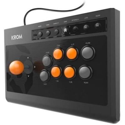 Manette de jeu - Krom - Kumite - Noir Orange - USB - Compatible PC/PS3/PS4/XBOX ONE Noir - Publicité Manette de jeu - Krom - Kumite - Noir Orange - USB - Compatible PC/PS3/PS4/XBOX ONE Noir - Publicité