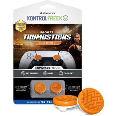 Pack de 2 Sports Thumbsticks - STEELSERIES - KontrolFreek - Omni Edition - Pour manettes PS5 PS4 - Orange Orange - Publicité Pack de 2 Sports Thumbsticks - STEELSERIES - KontrolFreek - Omni Edition - Pour manettes PS5 PS4 - Orange Orange - Publicité