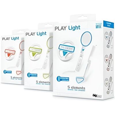 Bigben Pack lumineux 3 accessoires pour Wii Remote - Publicité Bigben Pack lumineux 3 accessoires pour Wii Remote - Publicité