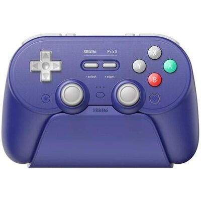 Manette pro - 8BITDO - 8BitDo Pro 3 - Bluetooth 5.0 - Gyroscope & vibrations - Autonomie 20h Violet - Publicité Manette pro - 8BITDO - 8BitDo Pro 3 - Bluetooth 5.0 - Gyroscope & vibrations - Autonomie 20h Violet - Publicité