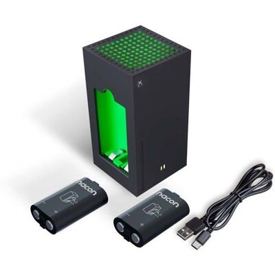 Station de chargement - Nacon - Station de chargement Nacon - 2 batteries 1400mAh - USB Type-C - Compatible Xbox Noir - Publicité Station de chargement - Nacon - Station de chargement Nacon - 2 batteries 1400mAh - USB Type-C - Compatible Xbox Noir - Publicité