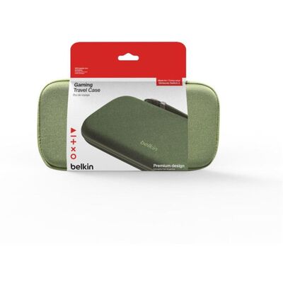 Housse de protection Belkin Travel Case Nintendo Switch 2 protection Vert - Publicité Housse de protection Belkin Travel Case Nintendo Switch 2 protection Vert - Publicité