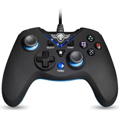 SPIRIT OF GAMER Manette Gamer - Xtrem Gamepad - Filaire Bleu - Publicité SPIRIT OF GAMER Manette Gamer - Xtrem Gamepad - Filaire Bleu - Publicité