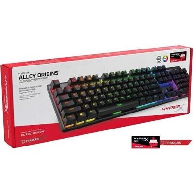 Clavier Gaming Mécanique HyperX Alloy Origins - Noir - Clavier de Jeux - Publicité Clavier Gaming Mécanique HyperX Alloy Origins - Noir - Clavier de Jeux - Publicité